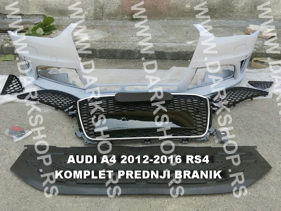 AUDI A4 RS4 OD 2012-2016 PREDNJI BRANIK KOMPLET